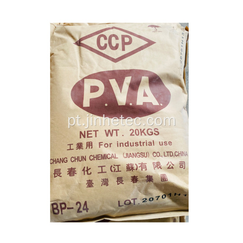 Resina PVA de álcool polivinílico Changchun para indústria têxtil